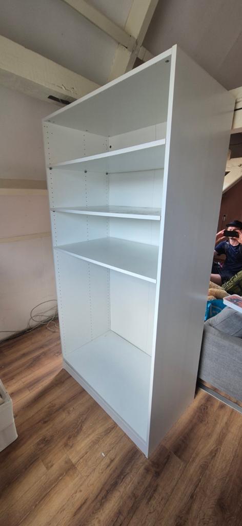 Witte IKEA PAX Kast | Inclusief planken & kledingroede, Ophalen, Gebruikt, 200 cm of meer, 50 tot 100 cm