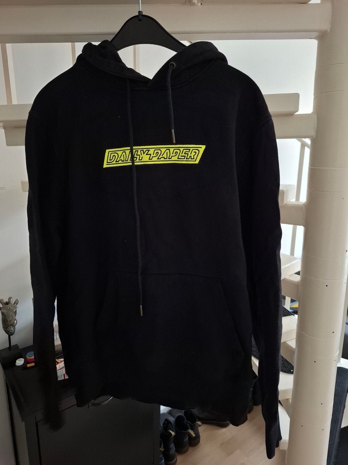 Daily Paper Hoodie Zwart Maat M, Ophalen of Verzenden, Zo goed als nieuw, Daily Paper