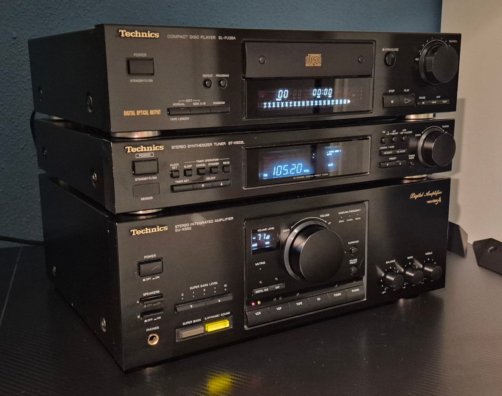 🤩Technics Stereoset 36cm SU-X502 ST-902L SL-PJ38A🔔, Overige merken, Zo goed als nieuw, Cd-speler, Losse componenten