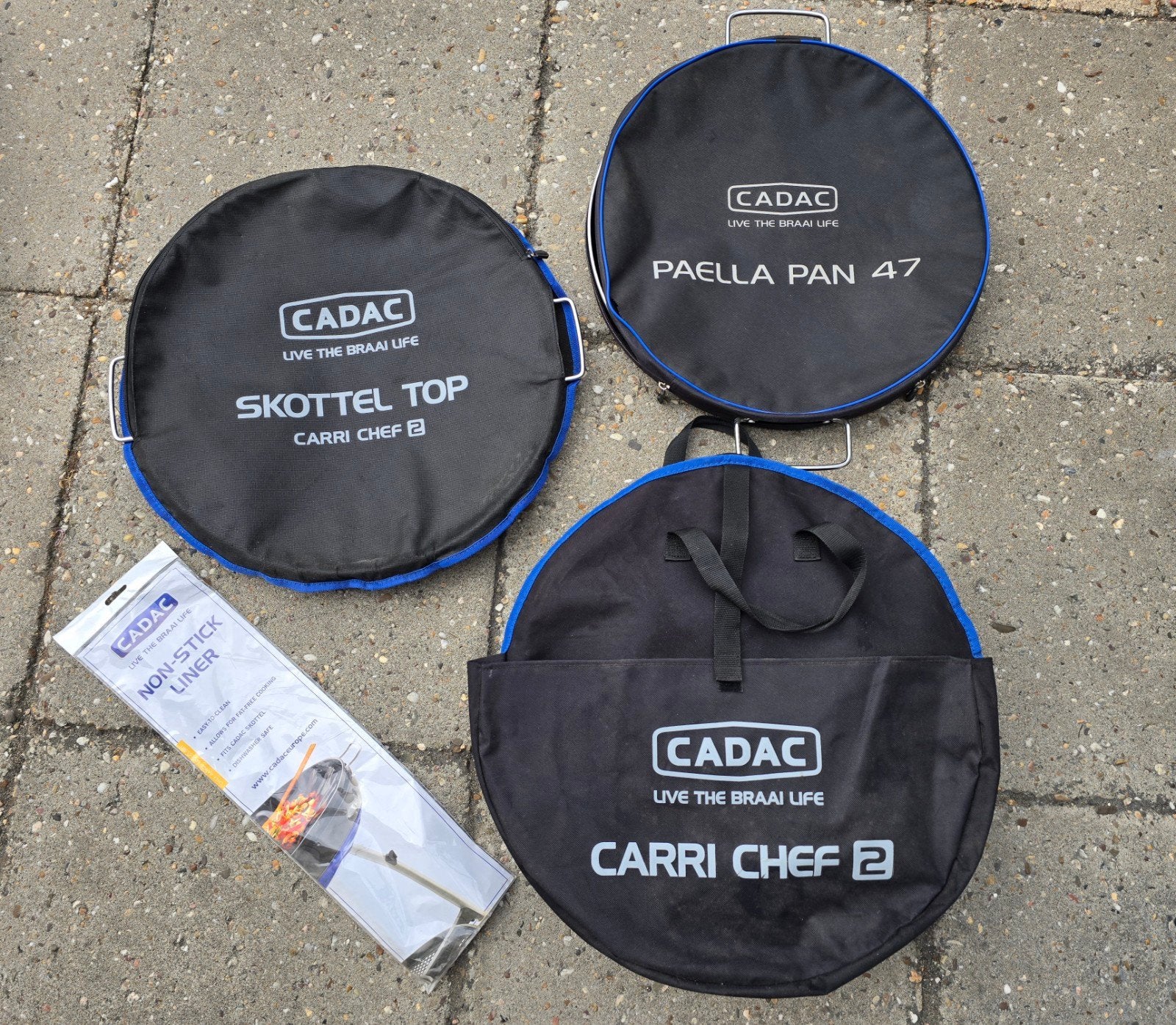 Cadac Carri Chef 2 Skottelbraai met Paella Pan en skotteltop, Ophalen, Gebruikt, Cadac