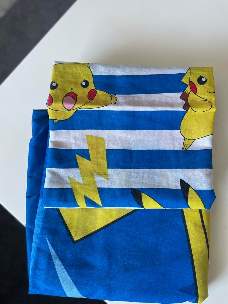 Dekbed hoes pichu, Ophalen, Eenpersoons, Wit, Dekbedovertrek
