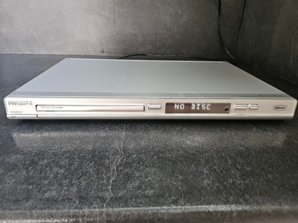 Philips Dvd-speler DVP 3040 - Zilverkleurig, Audio, Tv en Foto, Dvd-spelers, Gebruikt, Dvd-speler, Philips, Ophalen of Verzenden