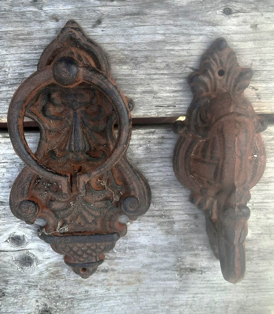 Vintage Trekbel / Deurkloppers 2 stuks, Gebruikt, Verzenden, Draadloos, Ameide