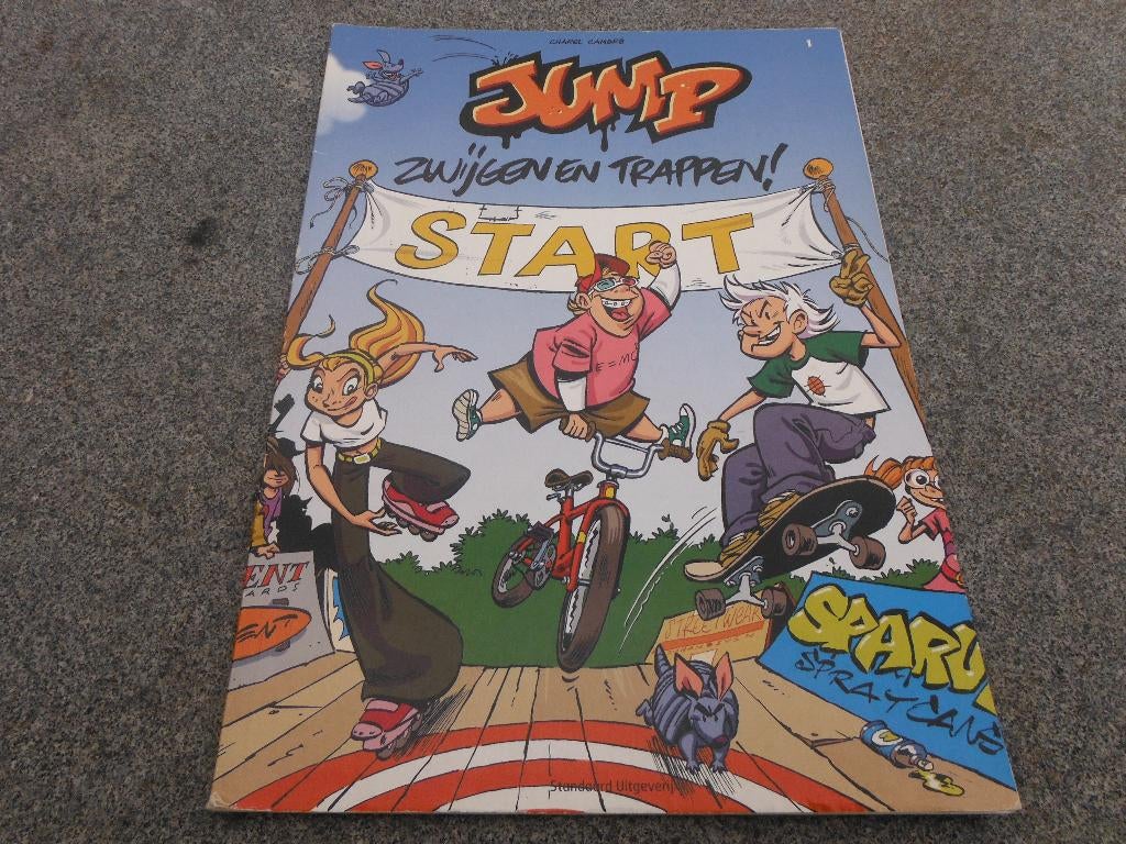 Jump. Nr 1 Zwijgen en Trappen. 2007., Eén stripboek, Ophalen of Verzenden, Gelezen