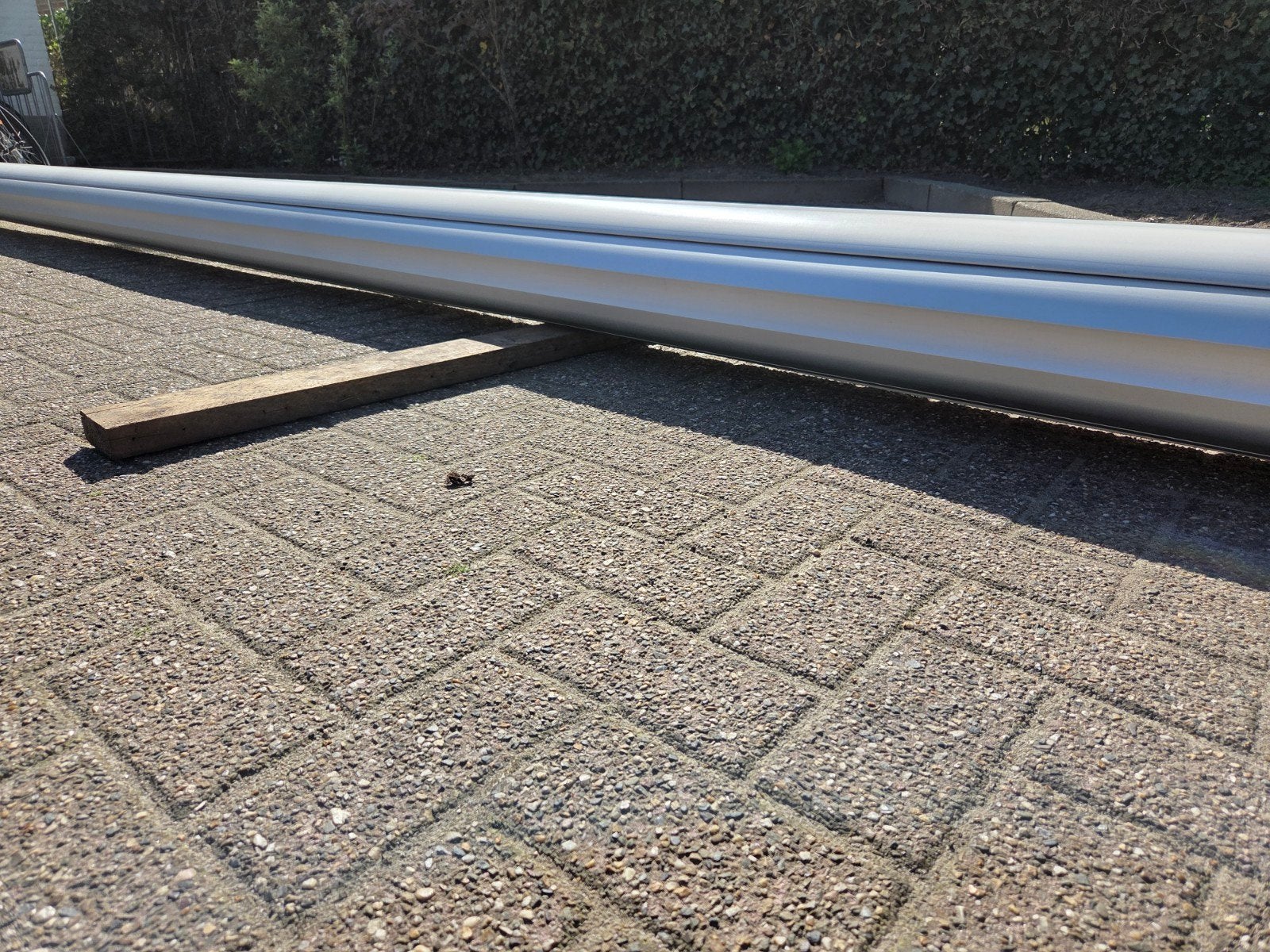 500 x 300 VERANO SOMFY elektrisch zonnescherm 5x3 als nieuw, Tuin en Terras, Zonneschermen, 450 cm of meer, Elektrisch, Ophalen of Verzenden