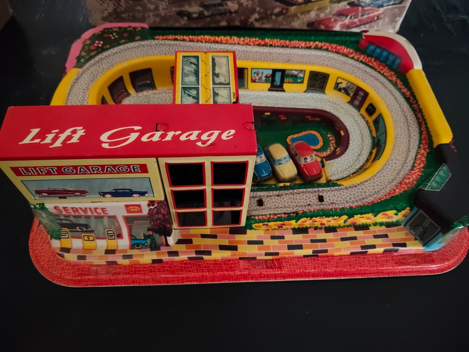 Technofix Lift Garage #308 met doos en autootjes, Ophalen of Verzenden