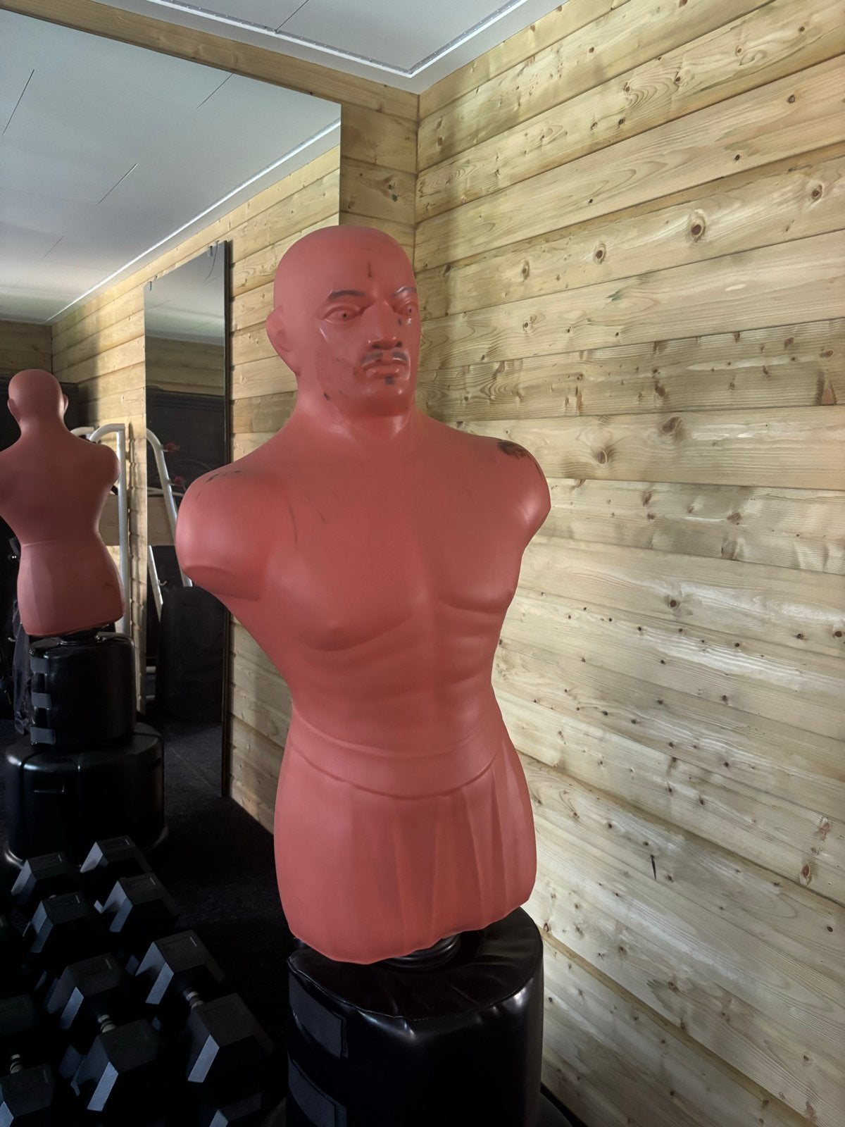Boks dummy / staande bokszak, Sport en Fitness, Boksen, Ophalen, Gebruikt, Bokszak