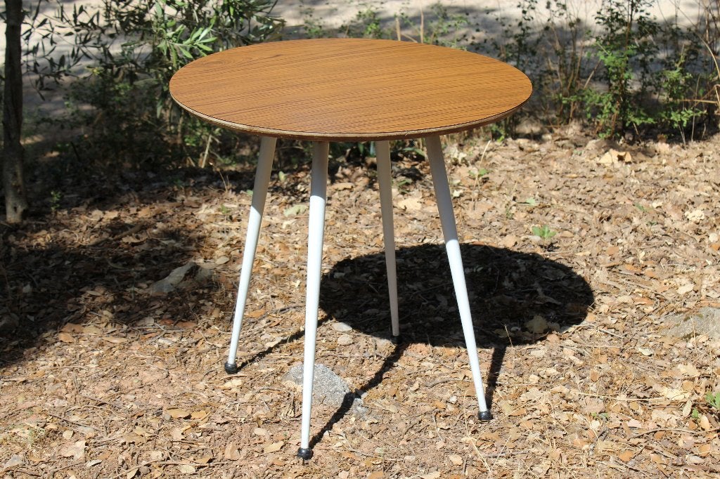 Brocante - Fantastisch Formica-tafeltje!, Verzamelen, Retro, Ophalen, Huis en Inrichting