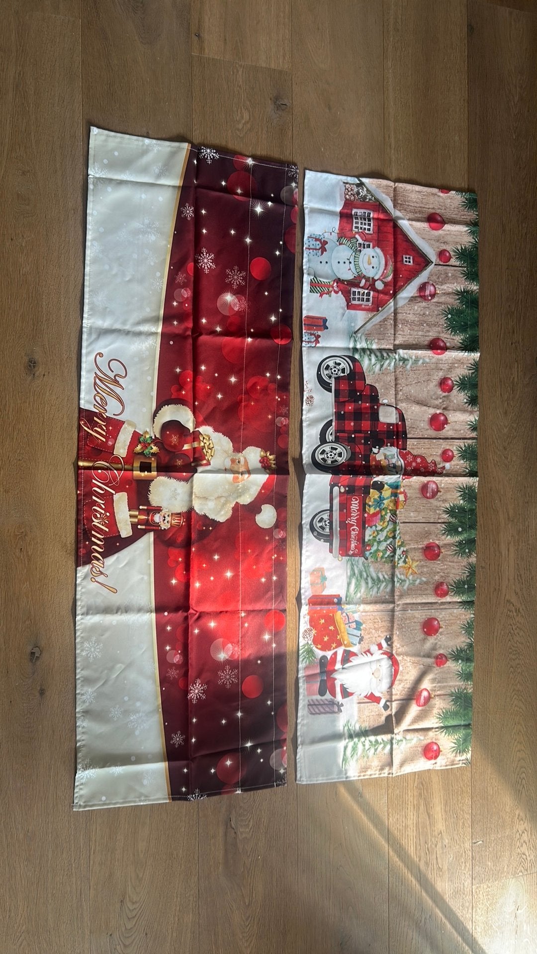 2 kerst spandoeken, Verzenden, Zo goed als nieuw