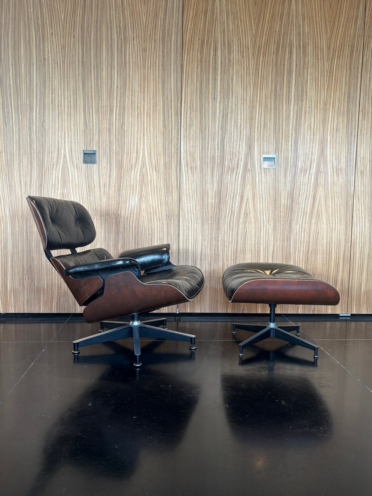 Eames Lounge Chair & Ottoman Herman Miller Vintage, Ophalen