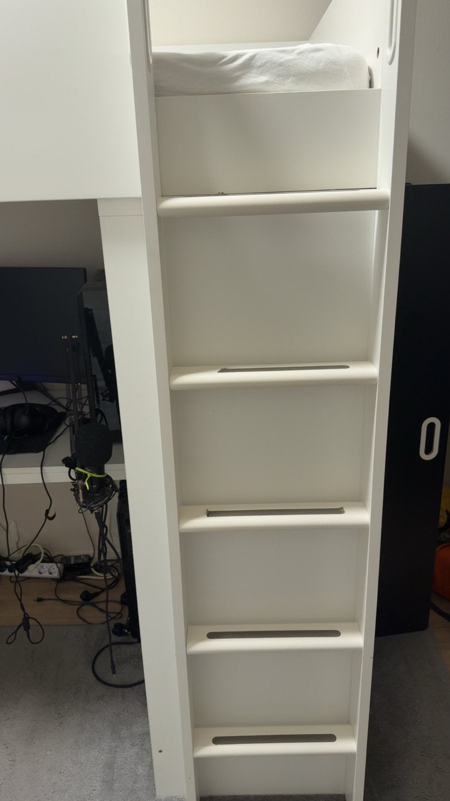 Foto 7 van IKEA SMÅSTAD Hoogslaper 90x200 cm met bureau en kast