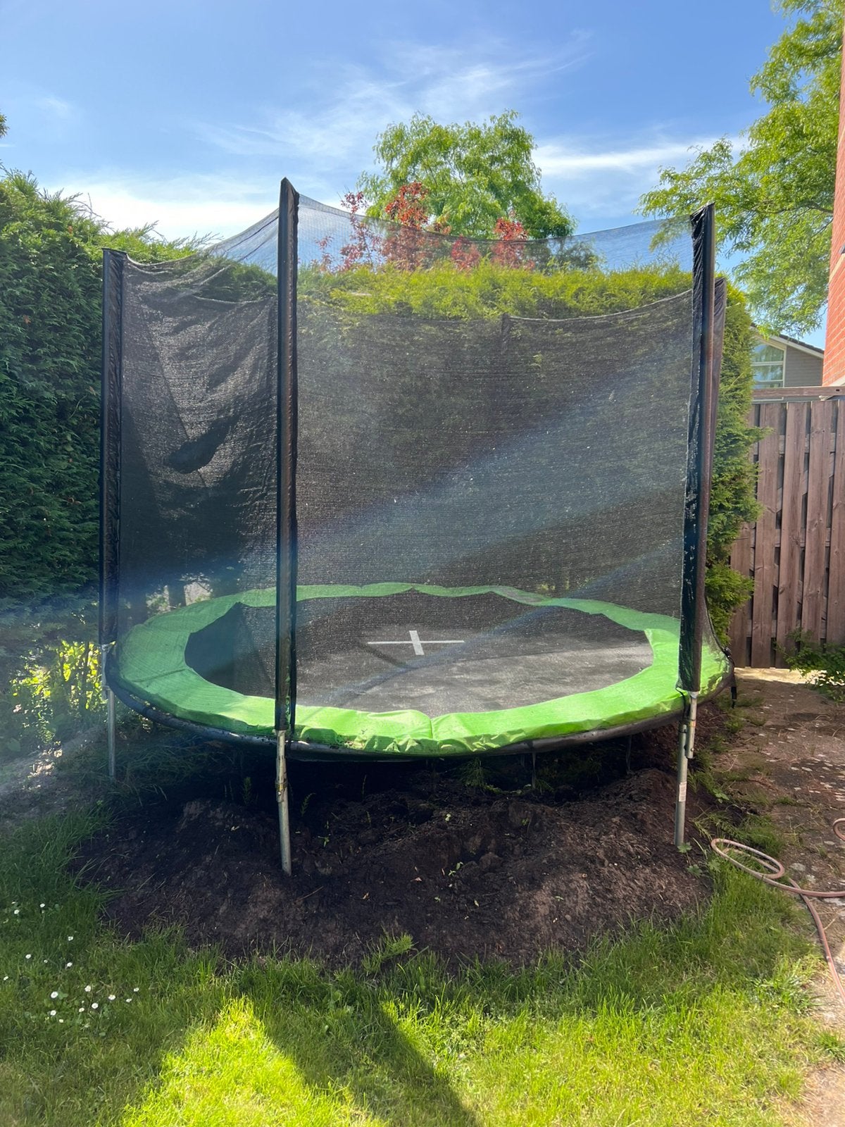 Trampoline opknapper, Ophalen, Gebruikt