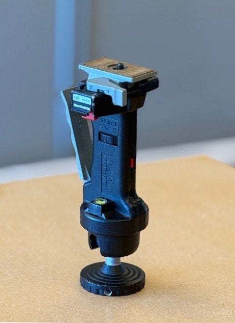 Manfrotto 222 Joystick Statiefkop | Action Grip  6m garantie, Gebruikt, Manfrottoimagemore@videndum.com, Ophalen of Verzenden