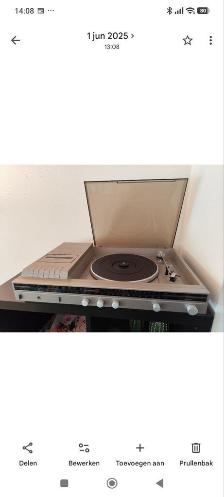 Erres stereo set vintage, Audio, Tv en Foto, Stereo-sets, Ophalen, Gebruikt, Cassettedeck, Overige merken