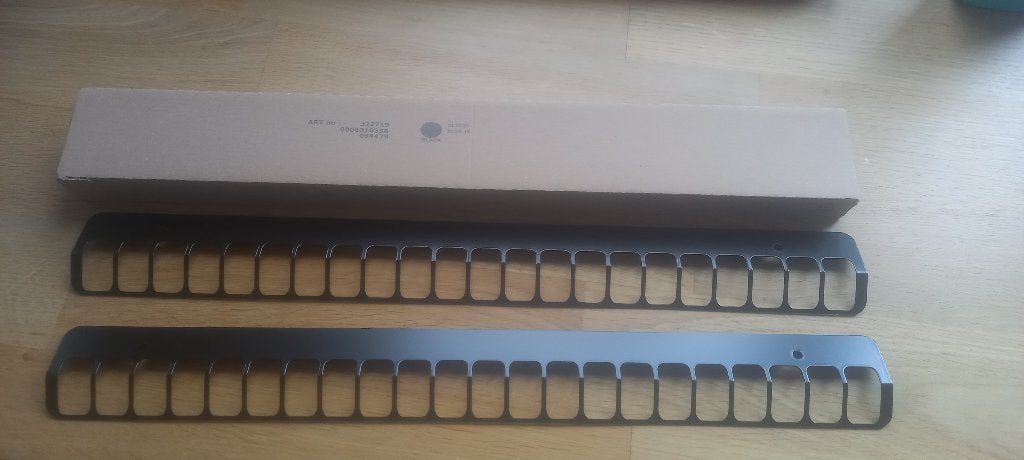 Ikea Utrusta ventilaterooster, zwart 6x, Ophalen, Nieuw, Zwart, IKEA