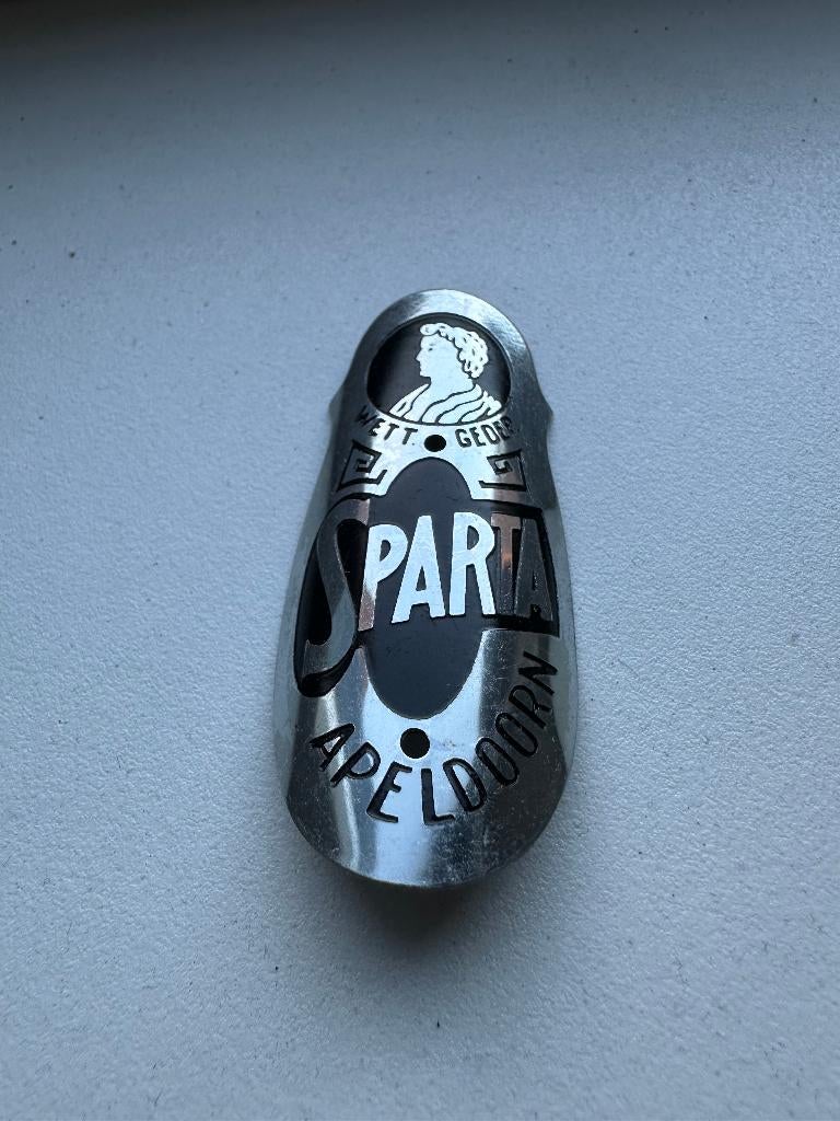 Mooi Sparta Apeldoorn balhoofdplaatje. Balhoofd plaatje., Verzamelen, Merken en Reclamevoorwerpen, Gebruikt, Overige typen, Ophalen of Verzenden