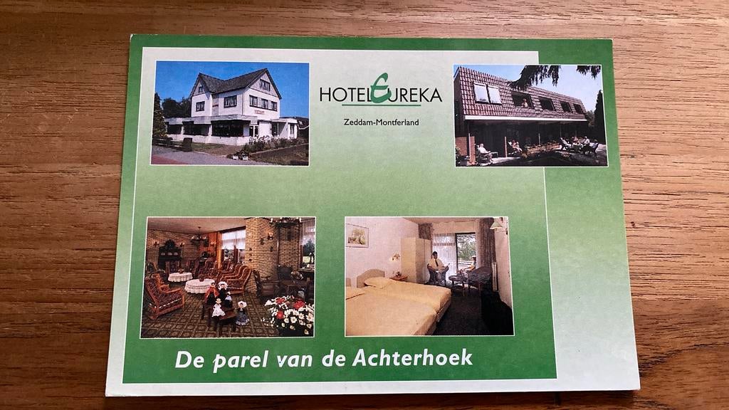 Ansichtkaart:  Hotel Eureka :Zeddam-Montferland (Achterhoek, Ophalen of Verzenden, Gelopen, Gelderland