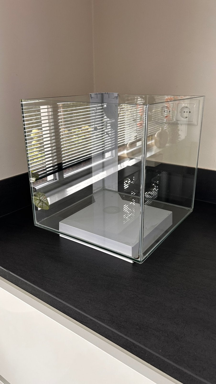 Superfish Aquarium Qubiq 30 - Aquaria wit, Dieren en Toebehoren, Ophalen, Gebruikt, Inclusief deksel, Leeg aquarium