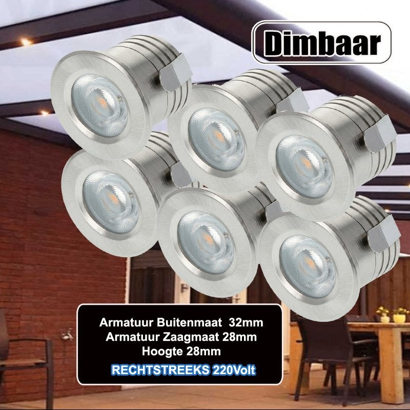 LED VERANDA SPOTJES, Nieuw, Overige fittingen, Ophalen of Verzenden, LED