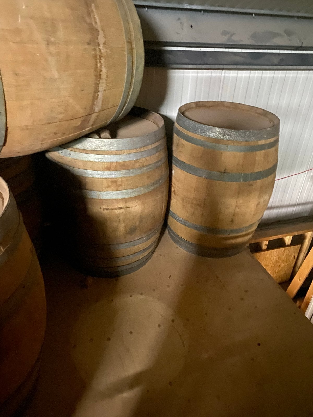Laatste 5  Franse wijnvaten 225 liter -of voor opslag, Ophalen of Verzenden, Gebruikt