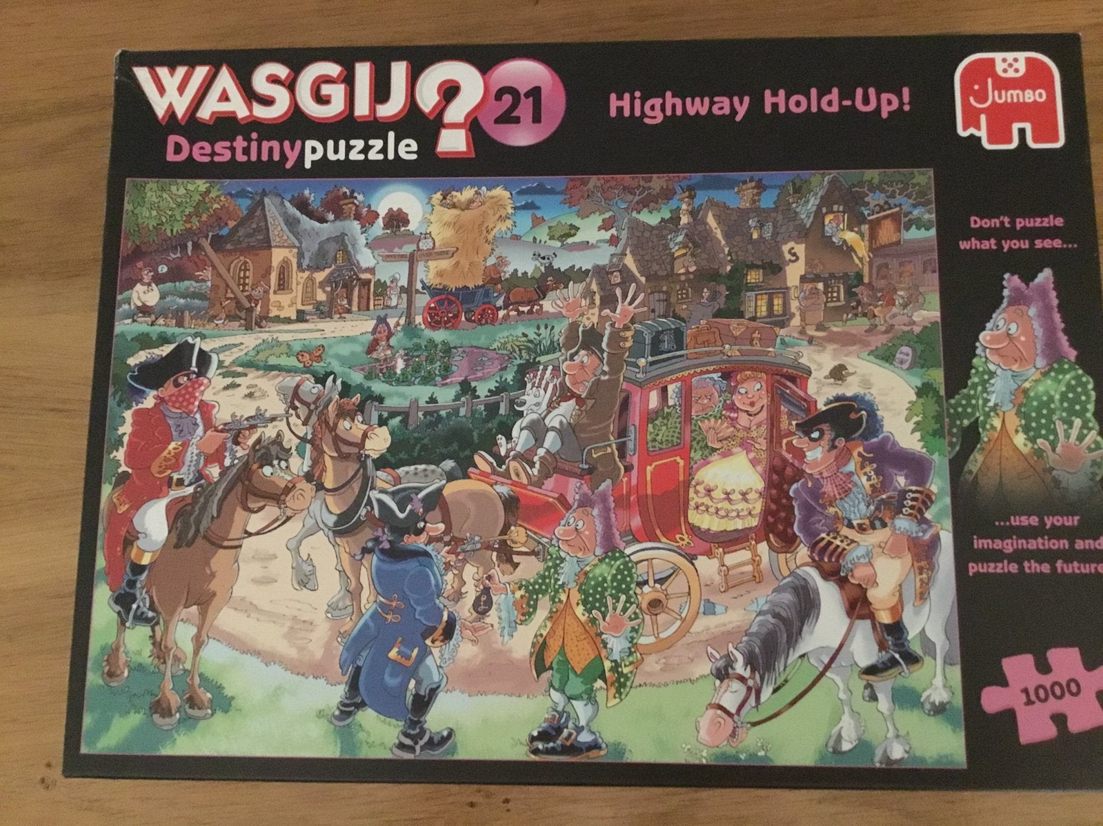 Wasgij puzzels nr.21 nr.9 en nr.11, Ophalen, 500 t/m 1500 stukjes, Zo goed als nieuw