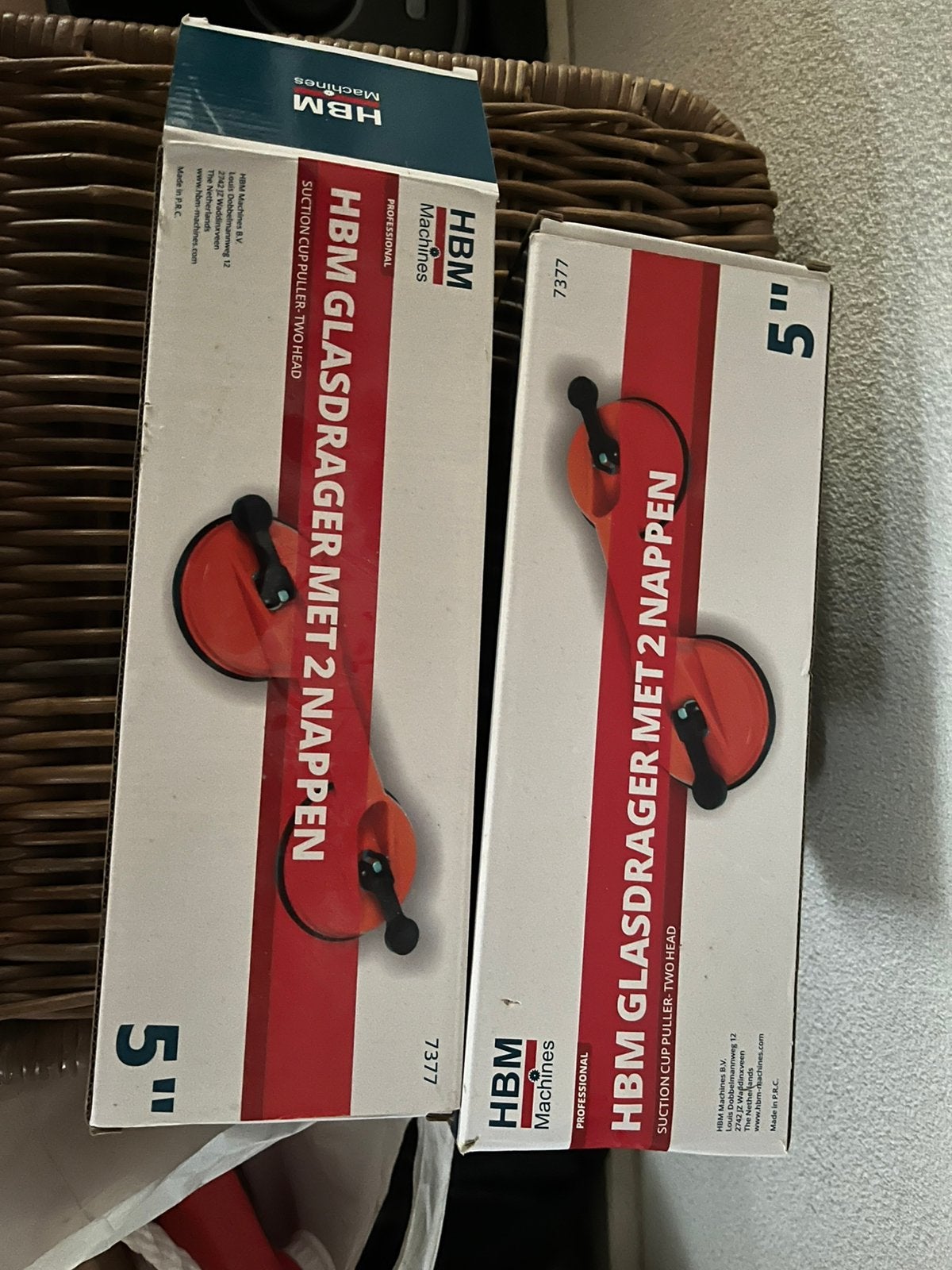 Hbm glasdrager met 2 nappen, Ophalen of Verzenden, Gebruikt, Minder dan 80 cm, Gevelraam of Ruit