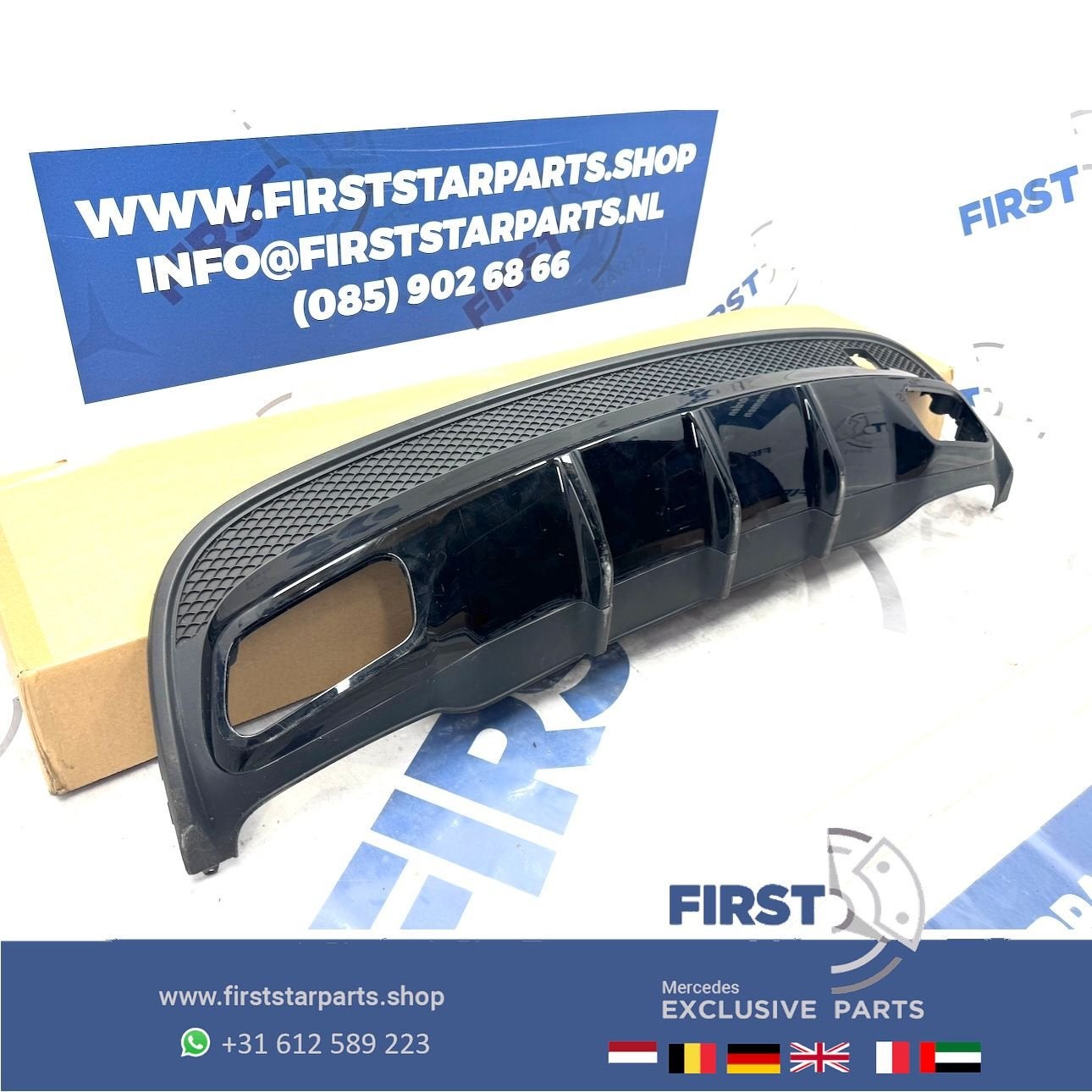 W156 GLA45 AMG Diffuser A1568853025 Mercedes GLA 45 2013-201, Gebruikt, -, Ophalen of Verzenden, -
