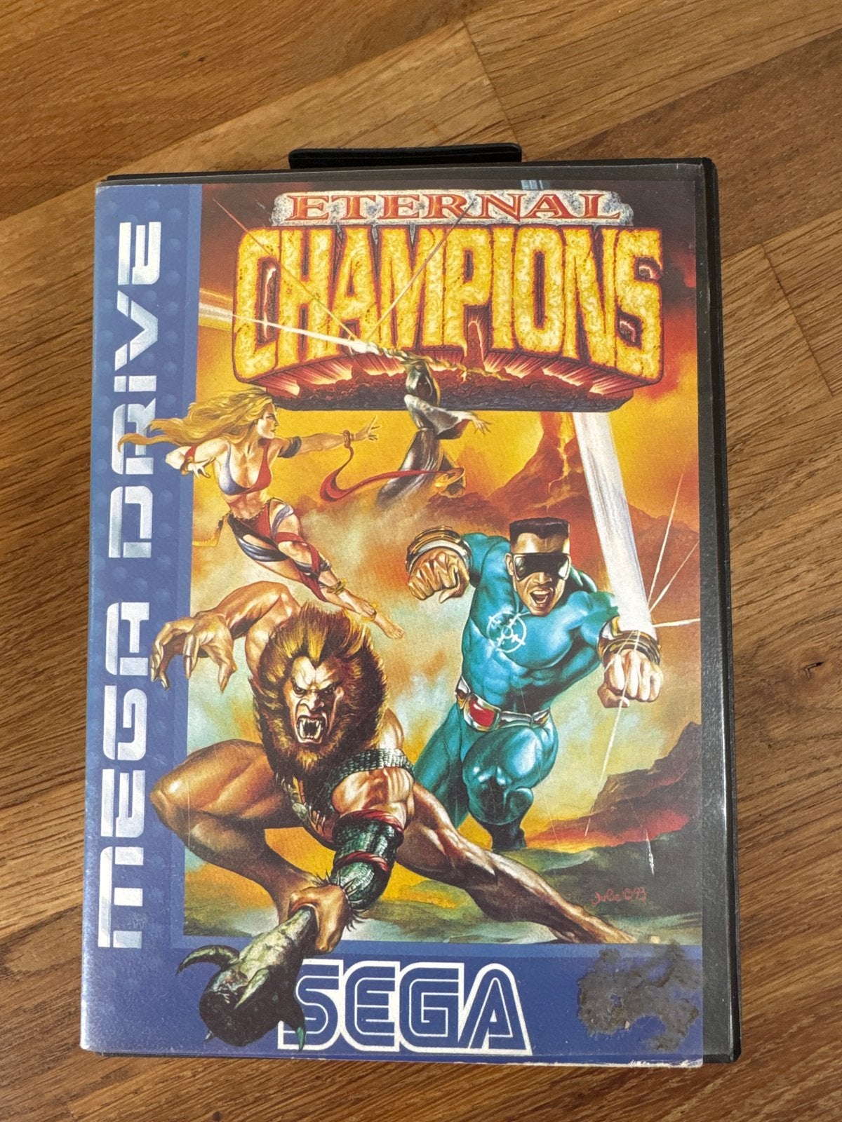 Eternal Champions - Sega Mega Drive (Compleet), Spelcomputers en Games, Games | Sega, Gebruikt, Vechten, 2 spelers, Ophalen of Verzenden