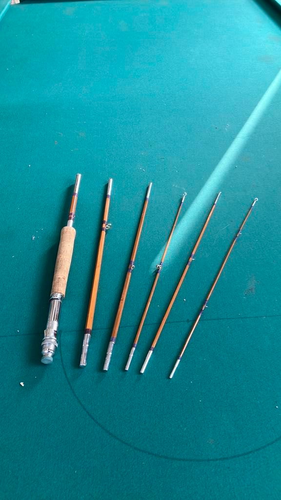 Mooie splitcane reishengel, Ophalen of Verzenden, Zo goed als nieuw