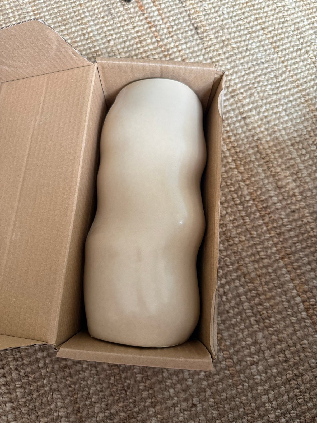Studio Henk Blob Vaas - Beige, Ophalen, Nieuw, Beige, Steen/keramiek