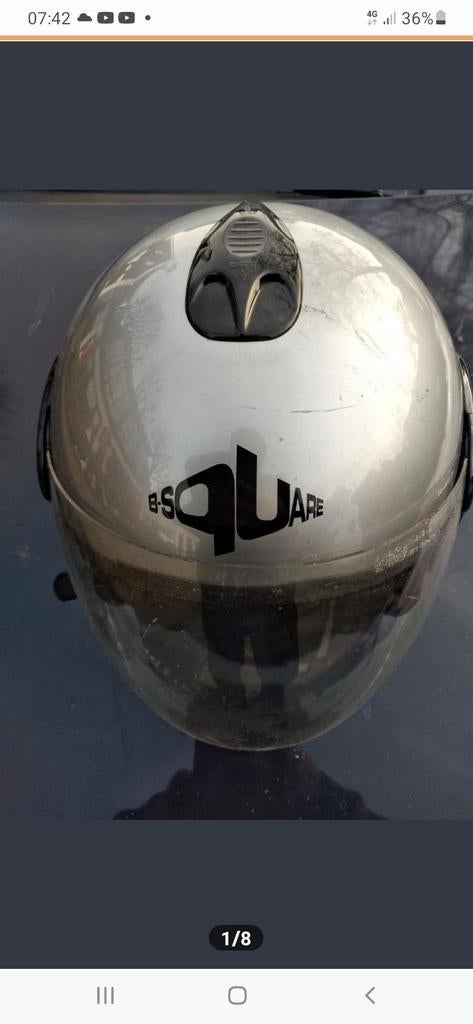 B-SQUARE brommerhelm M 57-58, Ophalen of Verzenden