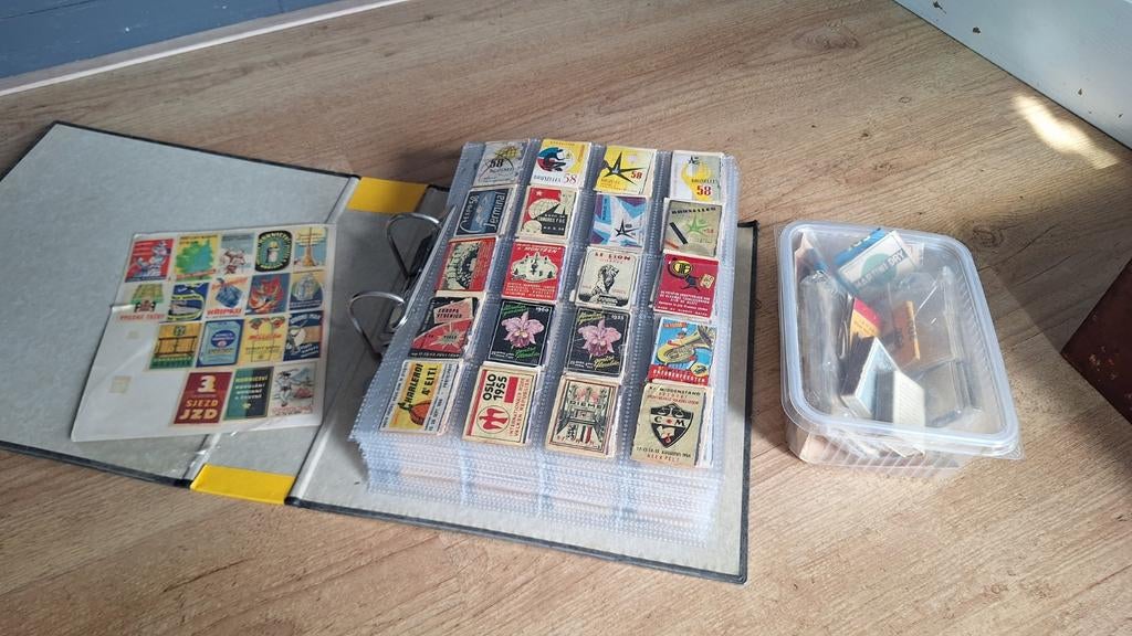 Partij oude  lucifersmerken,  zie foto's, Ophalen of Verzenden, Gebruikt, Sigarenbandjes
