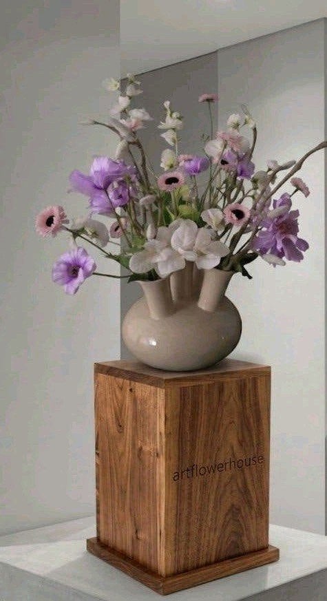 Prachtige bloemstuk, Nieuw, Ophalen of Verzenden, Steen/keramiek, Binnen