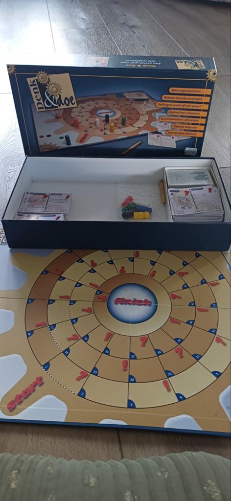 Spel Denk & Doe - Compleet Gezelschapsspel, Hobby en Vrije tijd, Gezelschapsspellen | Bordspellen, Vijf spelers of meer, Ophalen of Verzenden