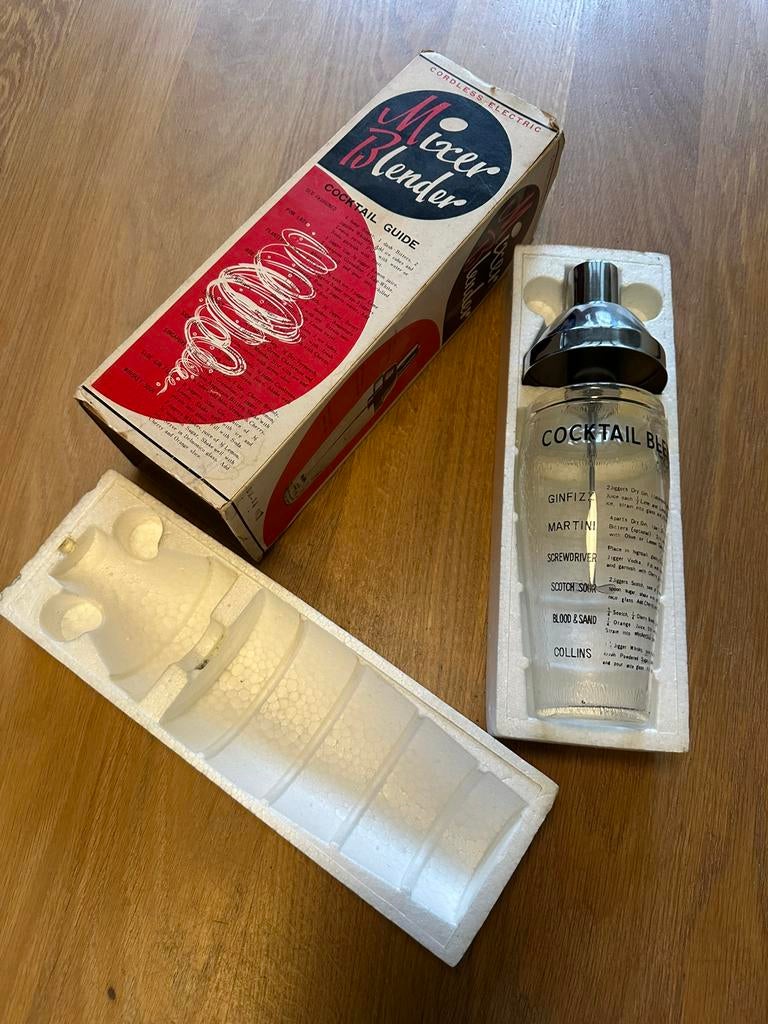 Een hele mooie vintage cocktial mixer, Ophalen of Verzenden