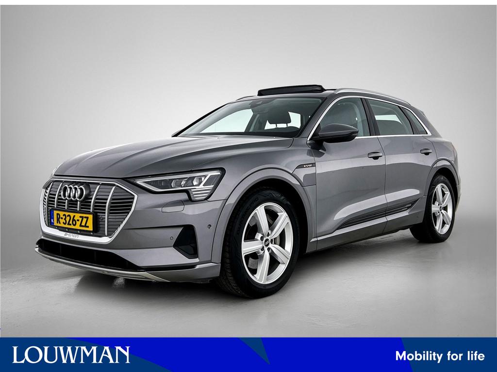 Audi e-tron 55 quattro Advanced edition 95 kWh | SOH 95,6% |, Auto's, Audi, Automaat, Stof, Zwart, 95 kWh