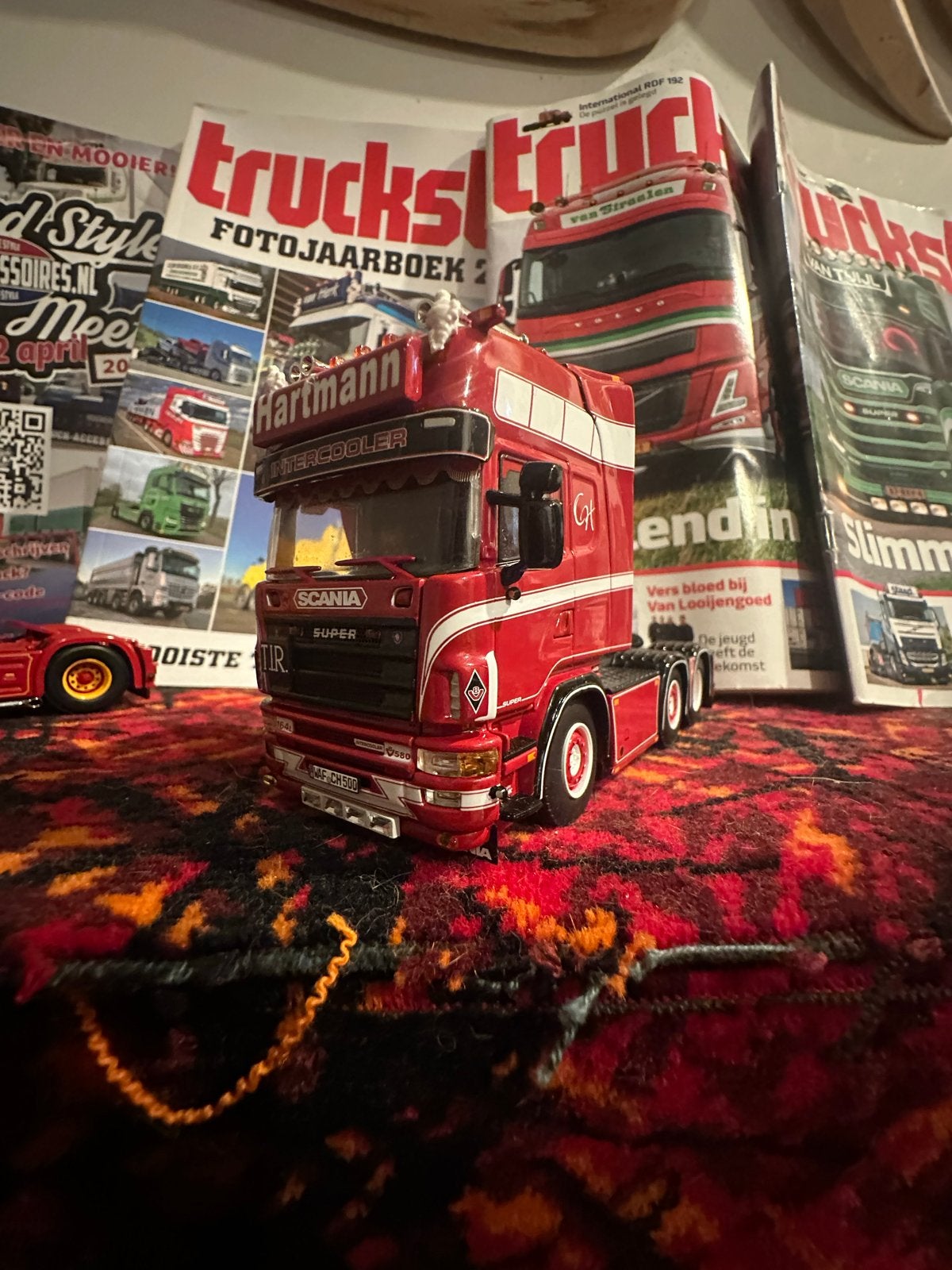 Harttman WSI Scania vrachtwagenmodel 1:50, Ophalen of Verzenden, Zo goed als nieuw, Bus of Vrachtwagen, Wsi