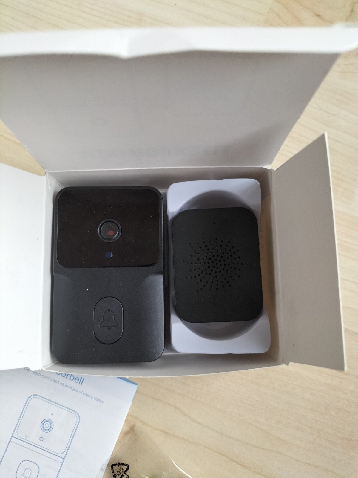 Draadloze Video Deurbel met gong, Ophalen, Bewegingsdetectiesensor, Nieuw
