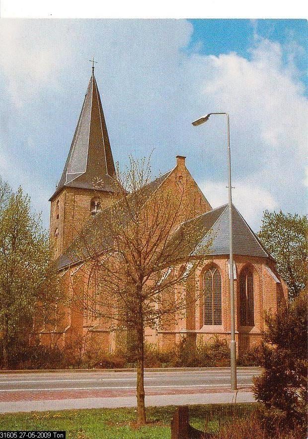 Ansichtkaart	Ermelo	Oude Kerk NH, Verzenden, 1960 tot 1980, Gelopen, Gelderland