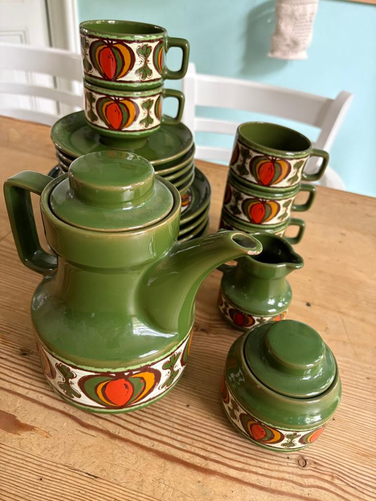 Winterling keramiek koffie  servies - jaren ‘70, Huis en Inrichting, Keuken | Servies, Ophalen, Keramiek, Overige stijlen, Overige typen
