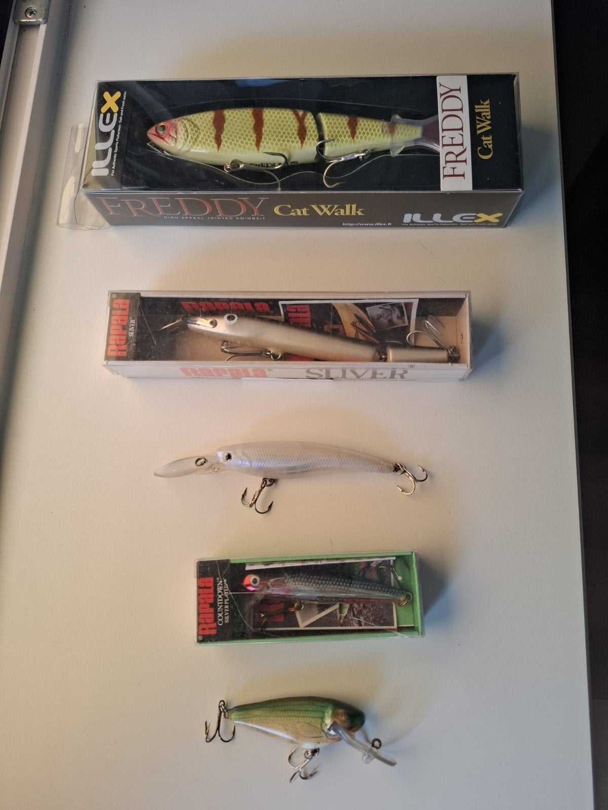 Diverse kunstaas set: Illex, Rapala en meer, Watersport en Boten, Ophalen of Verzenden, Gebruikt, Kunstaas