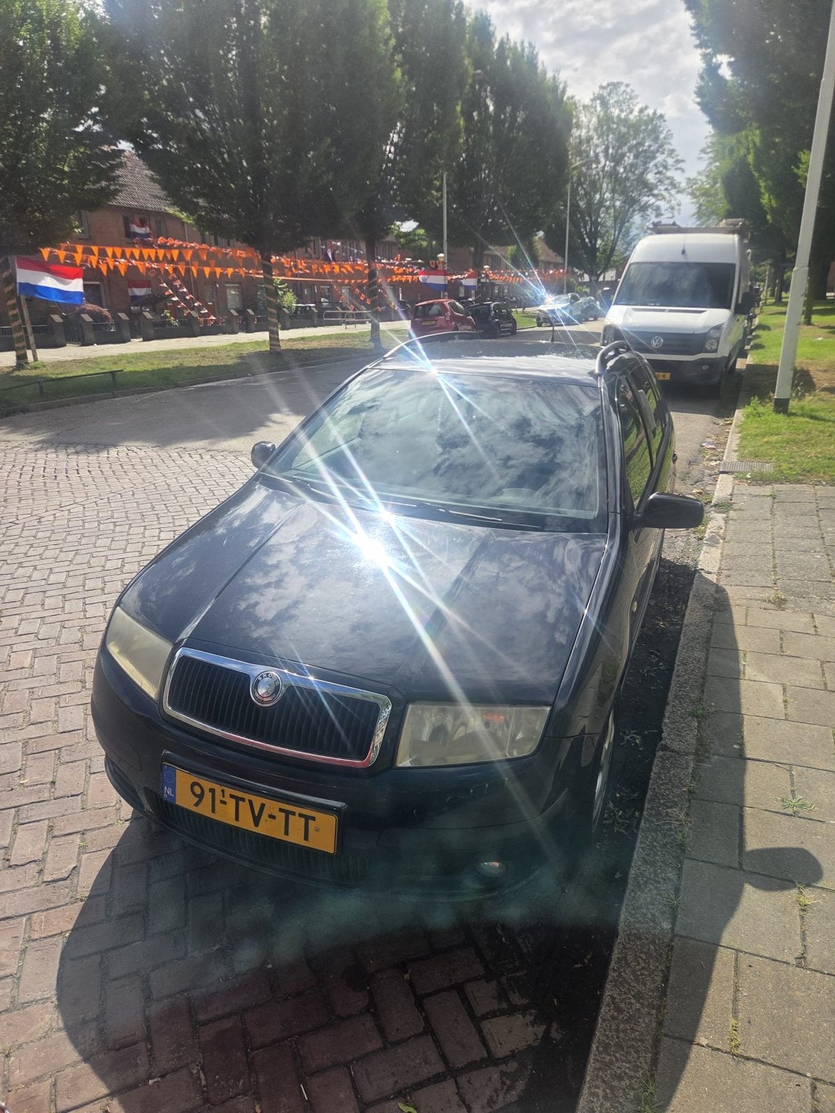 Skoda Fabia 1.4 Combi 59KW 2007 Zwart, Voorwielaandrijving, 4 cilinders, 1070 kg, Origineel Nederlands
