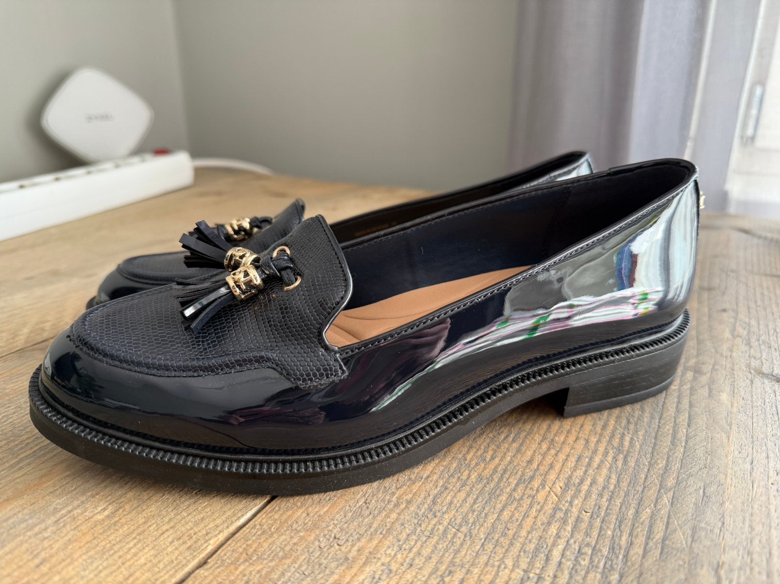 Dune London - Navy - maat 39, Loafers, Blauw, Nieuw, Ophalen of Verzenden