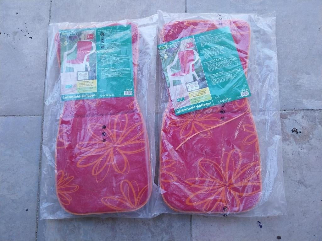 2x Set van 2 Vrolijke Tuinkussens Bloemmotief NIEUW, Ophalen of Verzenden, Nieuw