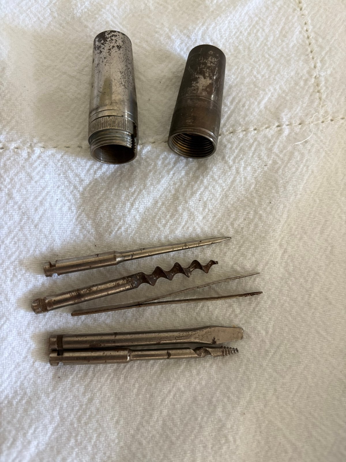 Vintage Zakgereedschap Set - Kurkentrekker, Schroevendraaier, Ophalen of Verzenden
