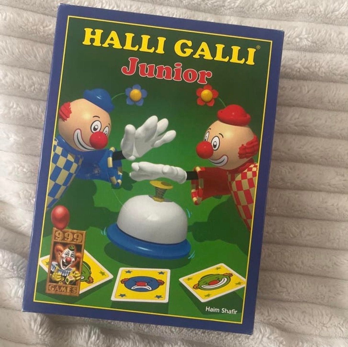 Halli Galli Junior - Vrolijk kaartspel voor kinderen, Drie of vier spelers, Ophalen of Verzenden, Zo goed als nieuw