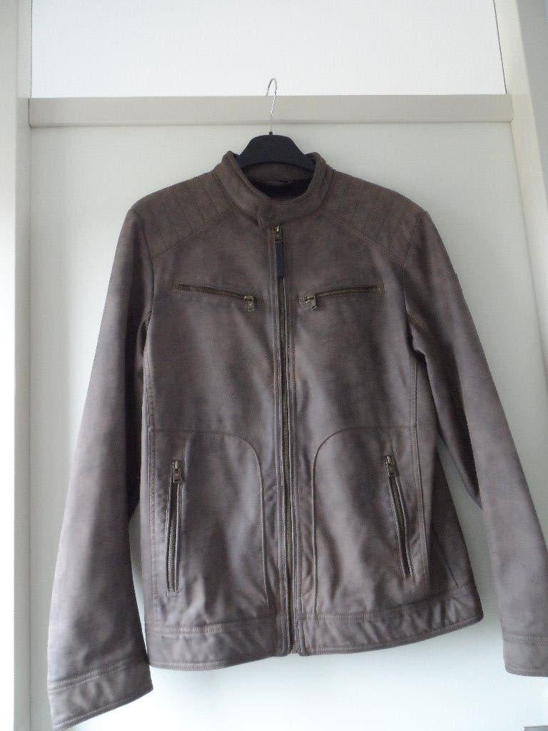 Bruin jack 100% polyester maat L van Tom Tailor, Maat 52/54 (L), Bruin, Tom Tailor, Ophalen of Verzenden