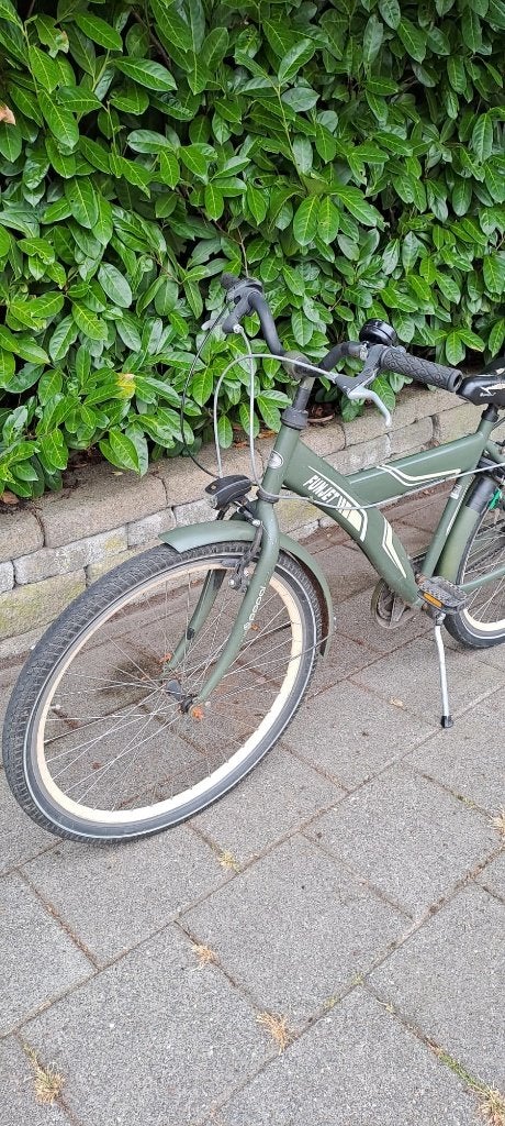 Popal Funjet Jongensfiets 26 inch, groen, Ophalen, 20 inch of meer, Gebruikt, Velgrem