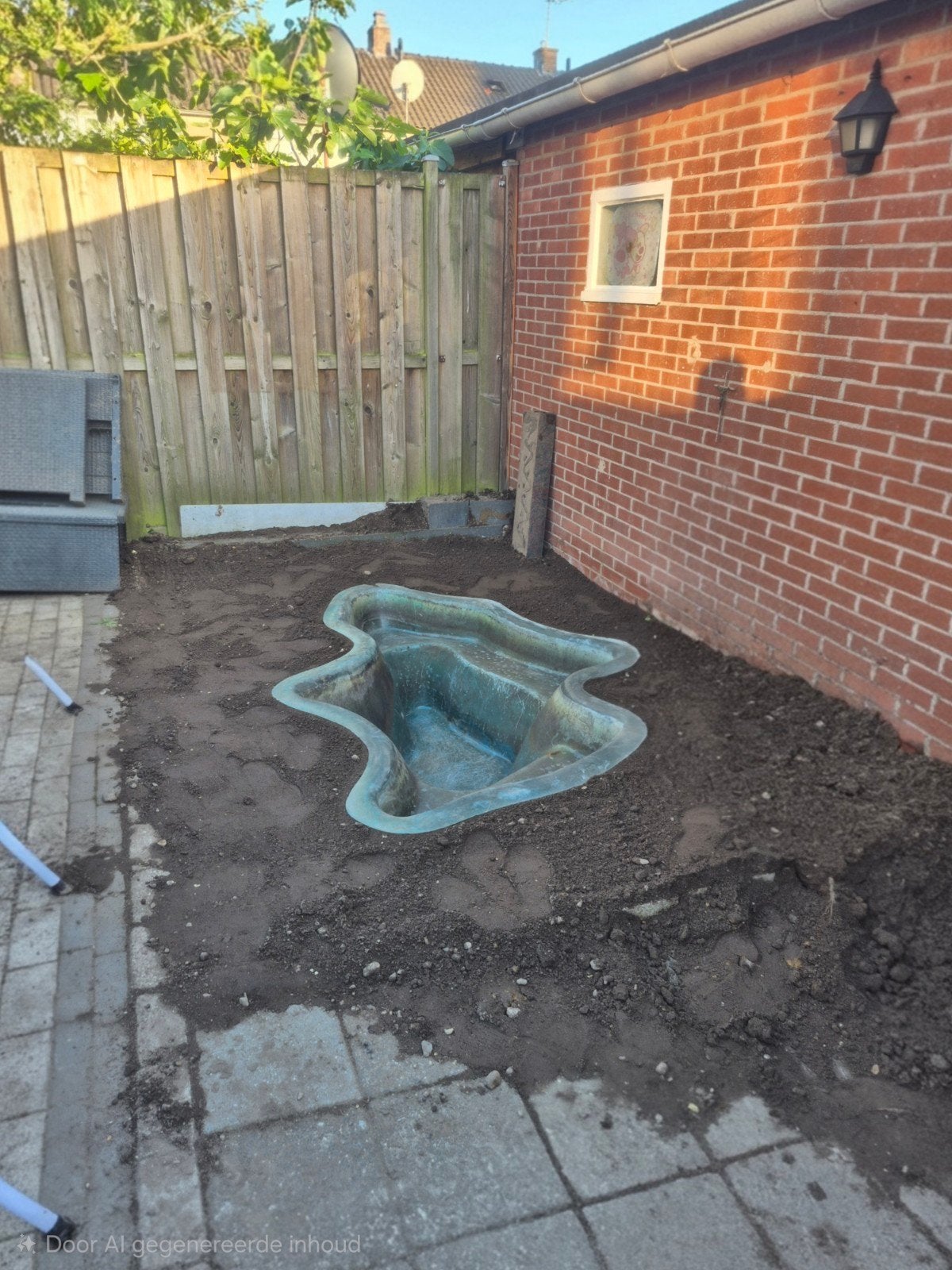 Gratis vijver met scheur (eenvoudig te repareren), Tuin en Terras, Ophalen