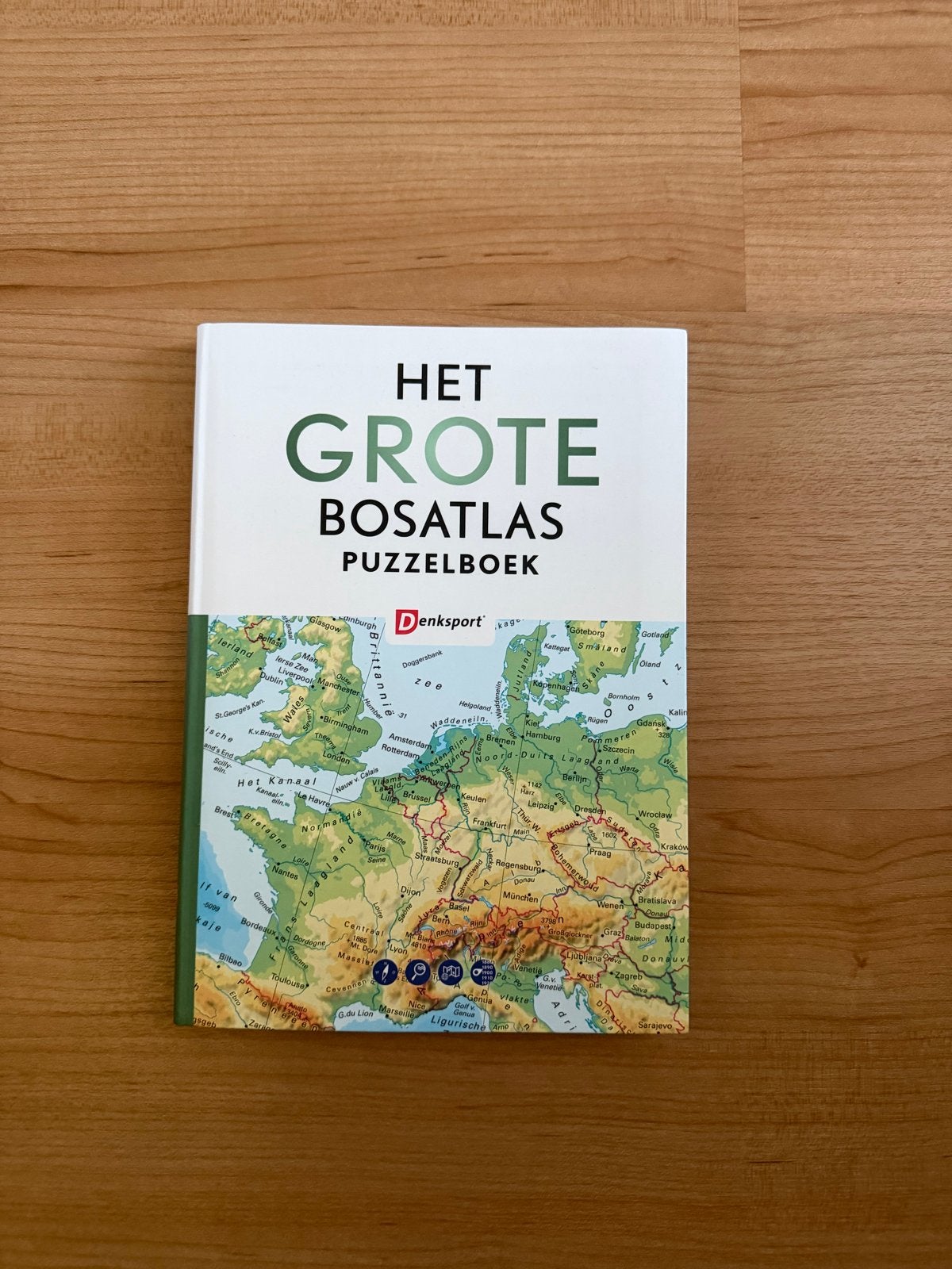 Het Grote Bosatlas Puzzelboek NIEUW - Denksport, Ophalen, Bosatlas, 2000 tot heden, Nieuw